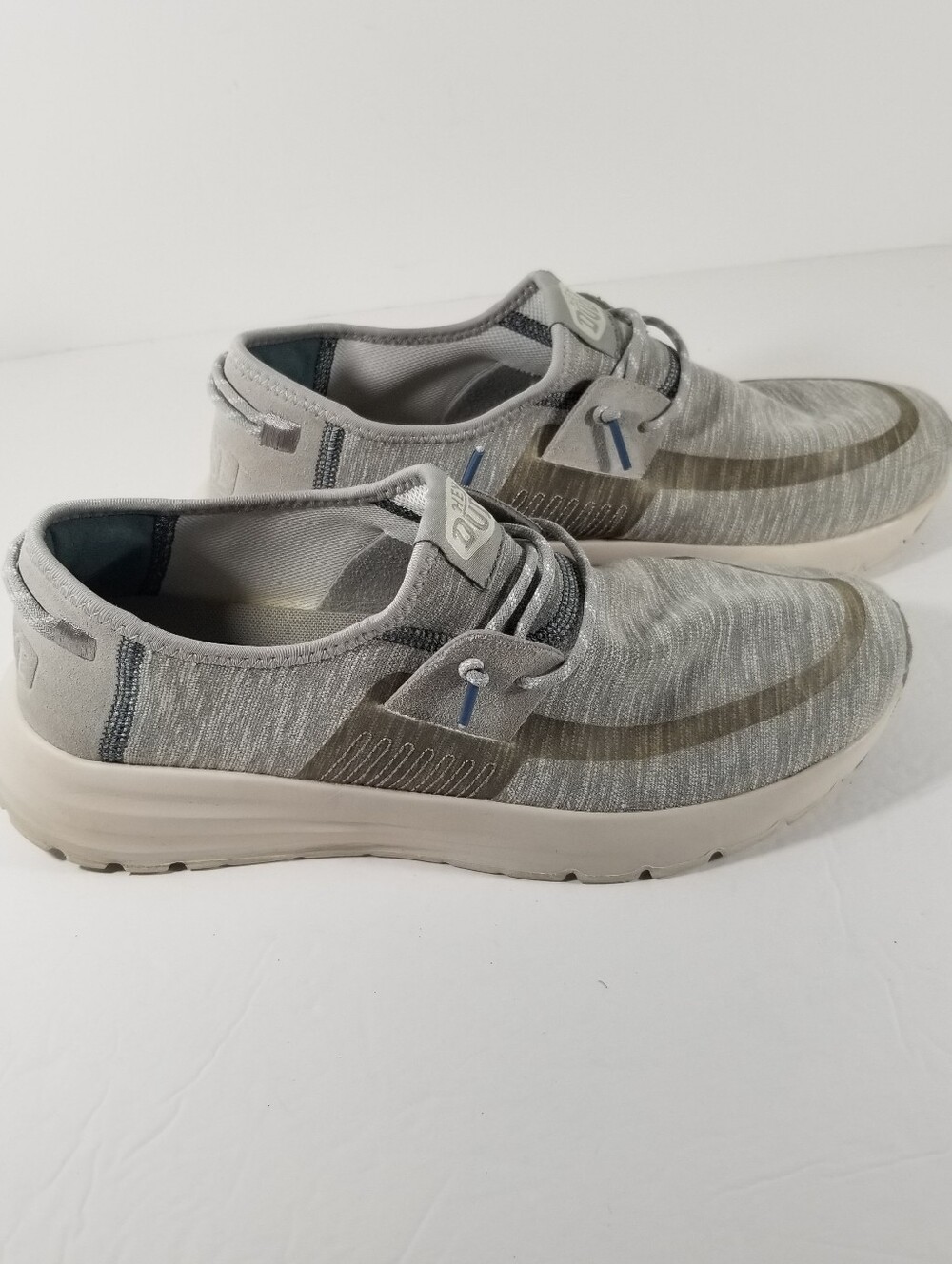 Hey Dude Sirocco Sneakers Men's Size 11 Shoes Gray Slip On Comfort